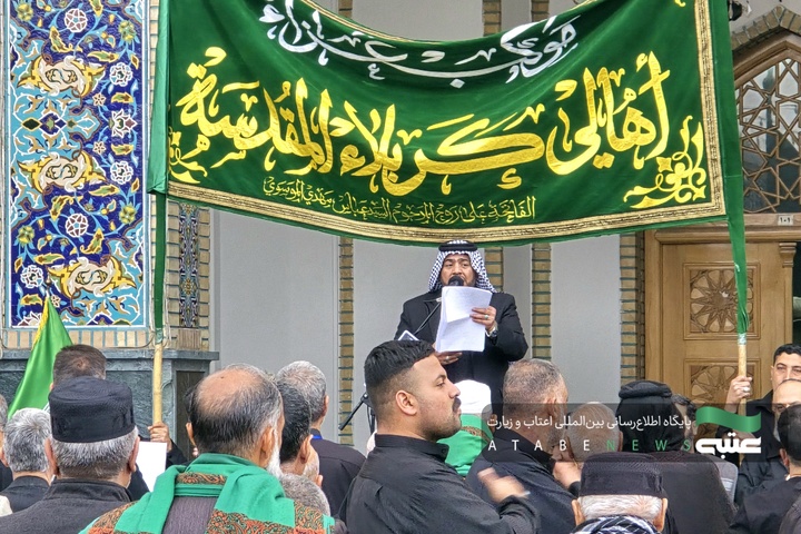 تشرف موکب‌داران عراقی به حرم امام رضا(ع) در ایام شهادت امام صادق(ع)