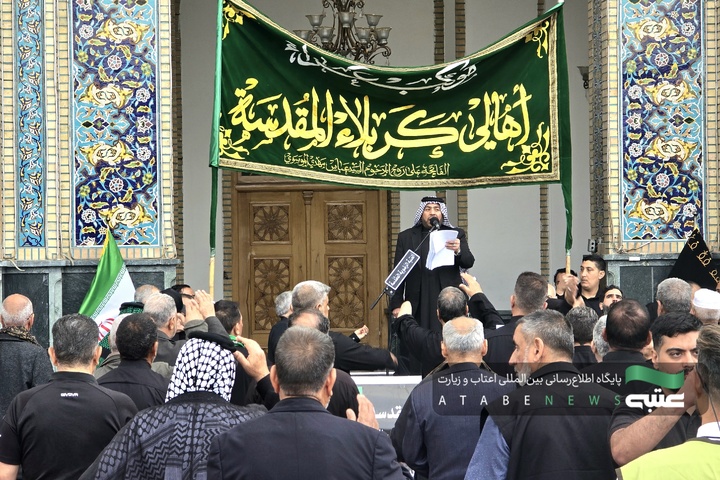 تشرف موکب‌داران عراقی به حرم امام رضا(ع) در ایام شهادت امام صادق(ع)