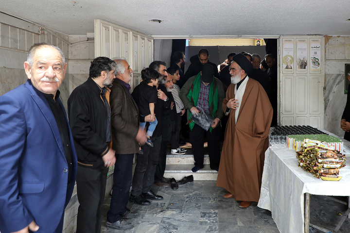 مراسم چهلم شهدای حمله آمریکا به دبیرخانه خبرگان قم