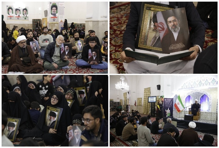 اردو زبانان کشور پاکستان در سوگ چهلم شهادت آیت‌الله العظمی امام خامنه‌ای (رحمت الله علیه) در حرم مطهر رضوی به سوگ نشستند