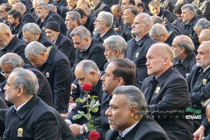 آیین اذن اعزام کاروان زیر سایه خورشید در حرم مطهر رضوی
