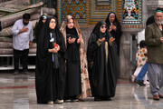 اشک شوق آسمان قم در سالروز میلاد حضرت معصومه (س)