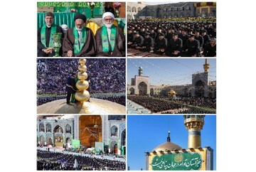 حرم رضوی صحنه آیین‌ها و خدمات گسترده خدام