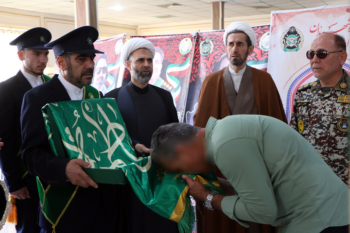 عطر حرم حضرت معصومه(س) در پایگاه پدافند هوایی ارتش پیچید