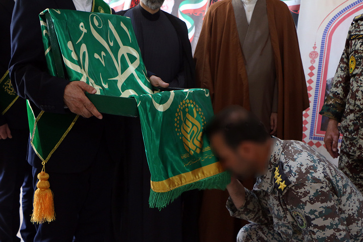 عطر حرم حضرت معصومه(س) در پایگاه پدافند هوایی ارتش پیچید