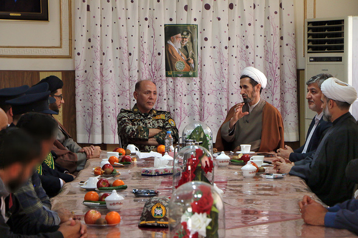 عطر حرم حضرت معصومه(س) در پایگاه پدافند هوایی ارتش پیچید