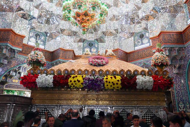 حال و هوای حرم حضرت معصومه(س) در شب میلاد ایشان