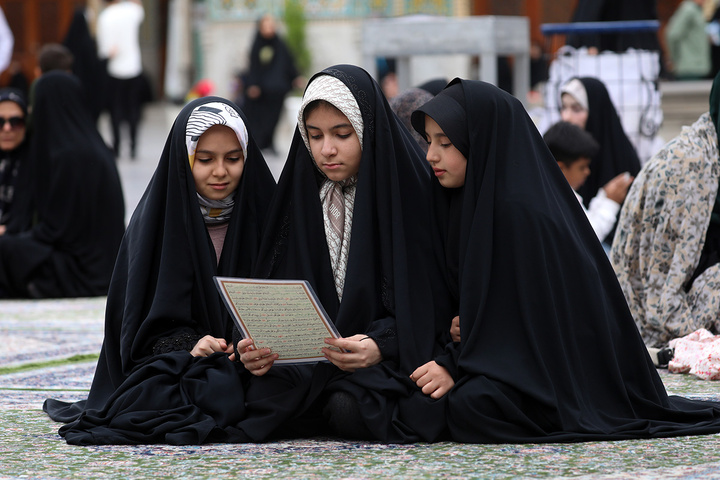 حال و هوای حرم حضرت معصومه(س) در شب میلاد ایشان