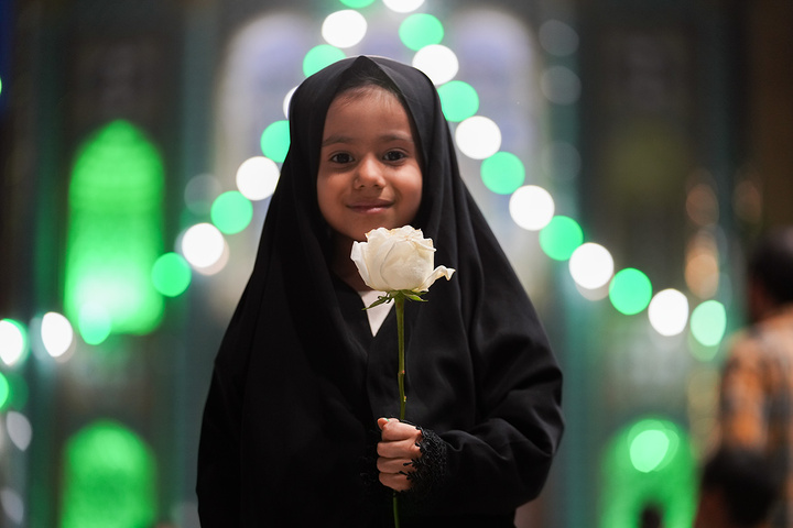 حال و هوای حرم حضرت معصومه(س) در شب میلاد ایشان