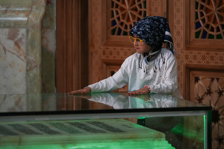 حال و هوای حرم حضرت معصومه(س) در شب میلاد ایشان