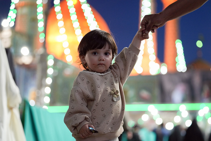 حال و هوای حرم حضرت معصومه(س) در شب میلاد ایشان