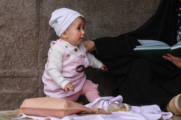 حال و هوای حرم حضرت معصومه(س) در شب میلاد ایشان