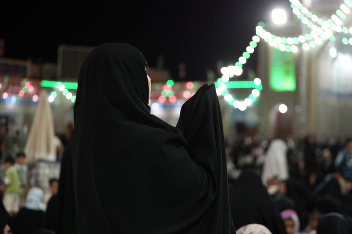 حال و هوای حرم حضرت معصومه(س) در شب میلاد ایشان