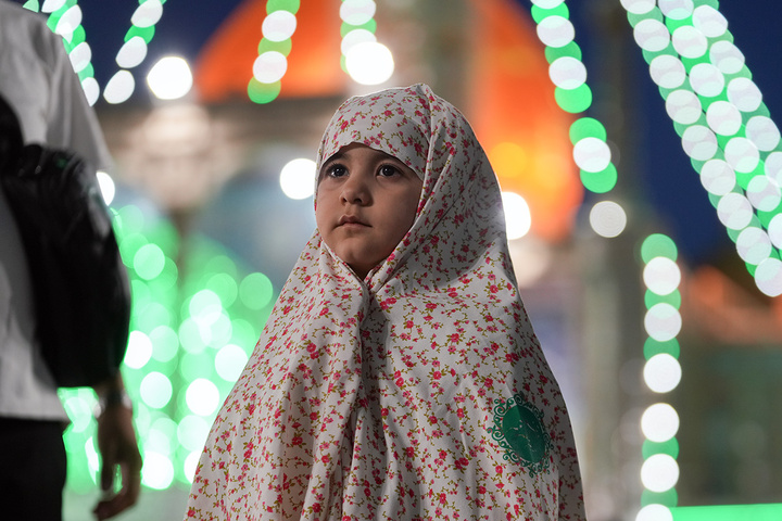 حال و هوای حرم حضرت معصومه(س) در شب میلاد ایشان