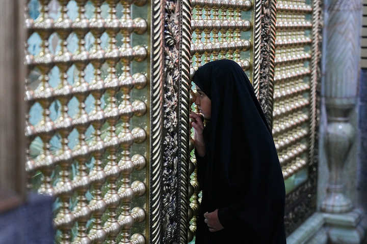 حال و هوای حرم حضرت معصومه(س) در شب میلاد ایشان