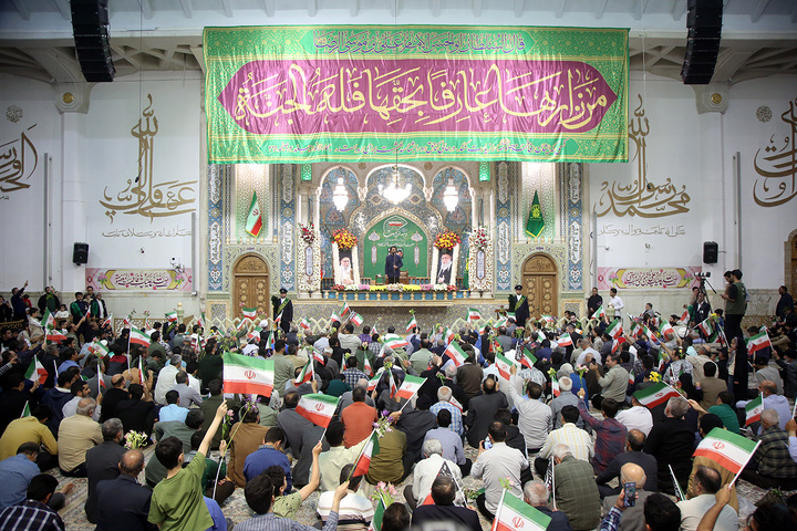 مراسم گرامیداشت میلاد حضرت معصومه (س) در حرم مطهر