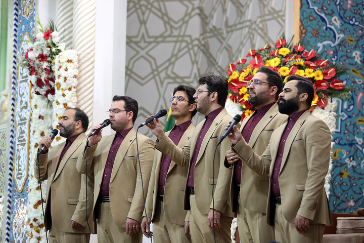 مراسم گرامیداشت میلاد حضرت معصومه (س) در حرم مطهر