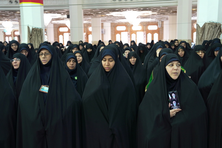 خطبه‌خوانی خادمان حرم حضرت معصومه (س) در سالروز میلاد بانوی کرامت