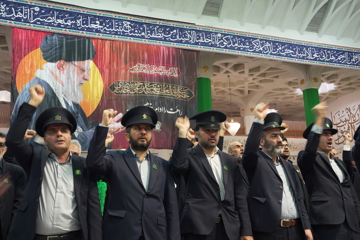 خطبه‌خوانی خادمان حرم حضرت معصومه (س) در سالروز میلاد بانوی کرامت