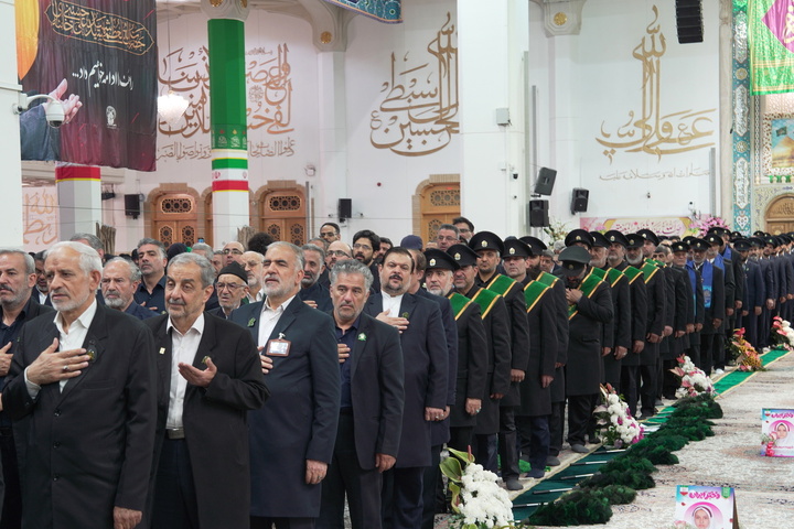 خطبه‌خوانی خادمان حرم حضرت معصومه (س) در سالروز میلاد بانوی کرامت
