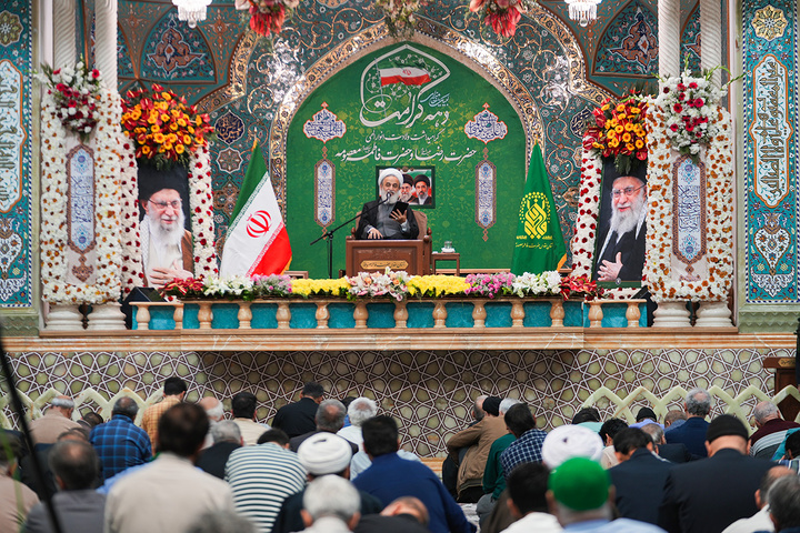 مراسم گرامیداشت سالروز میلاد حضرت معصومه (س) در حرم بانوی کرامت