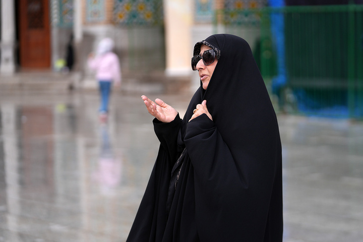 اشک شوق آسمان قم در سالروز میلاد حضرت معصومه (س)