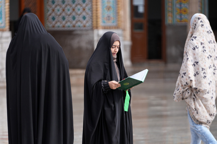 اشک شوق آسمان قم در سالروز میلاد حضرت معصومه (س)
