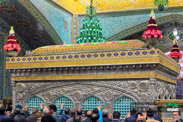 ضریح مطهر رضوی در تجلی میلاد کرامت