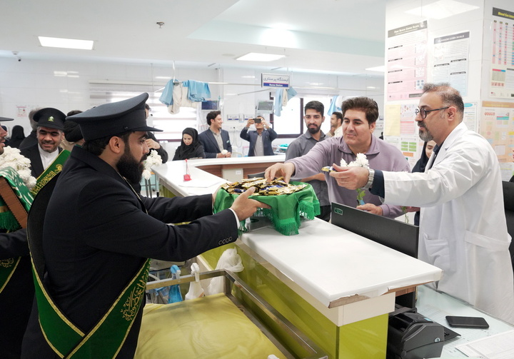 عیادت سفیران کریمه از بیماران بیمارستان شهید بهشتی قم