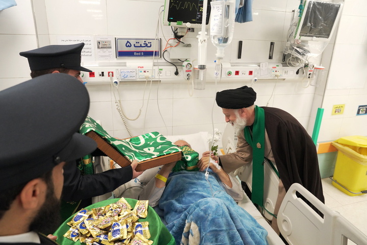 عیادت سفیران کریمه از بیماران بیمارستان شهید بهشتی قم