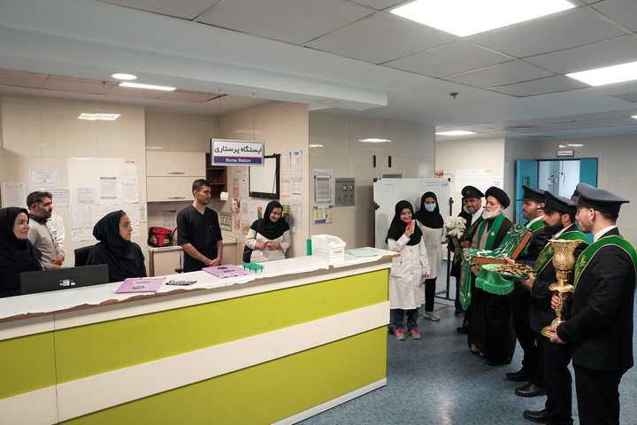 عیادت سفیران کریمه از بیماران بیمارستان شهید بهشتی قم