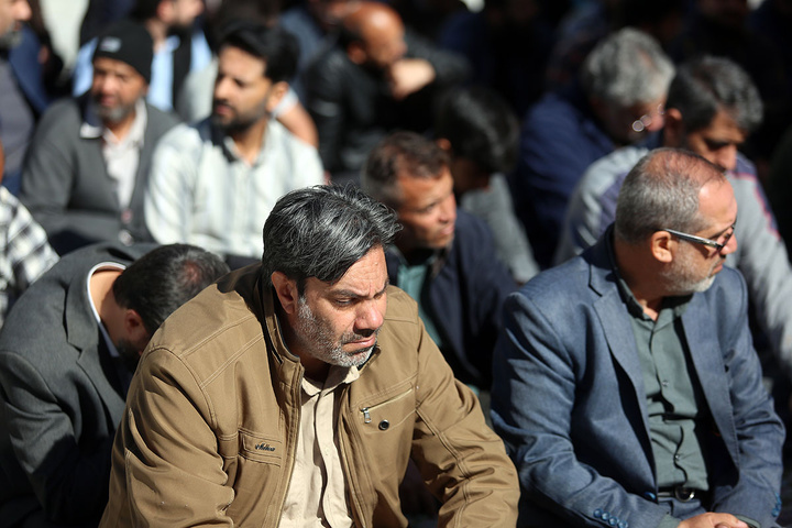 آیین خطبه‌خوانی اصحاب رسانه و کارکنان سپاه قم به مناسبت دهه کرامت