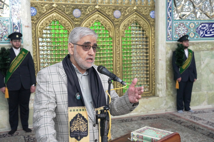 تجلیل از موکب‌داران عراقی موکب‌های همدلی و مواسات در حرم بانوی کرامت