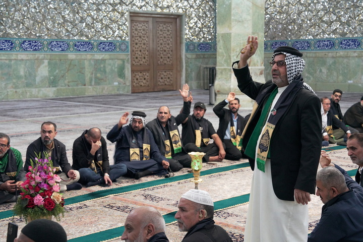 تجلیل از موکب‌داران عراقی موکب‌های همدلی و مواسات در حرم بانوی کرامت