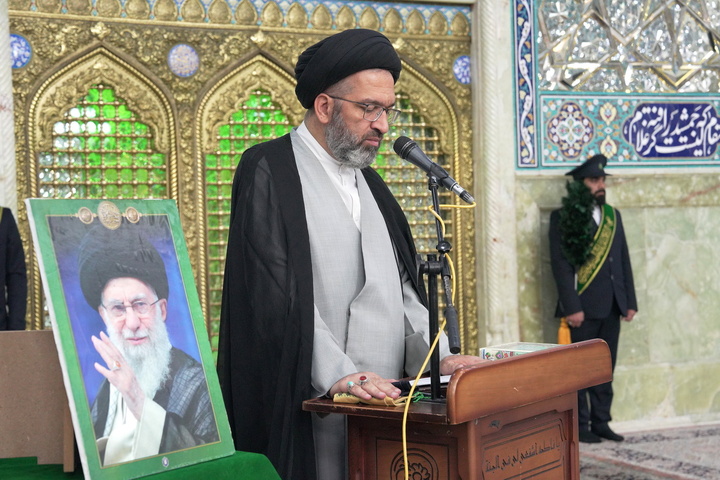 تجلیل از موکب‌داران عراقی موکب‌های همدلی و مواسات در حرم بانوی کرامت