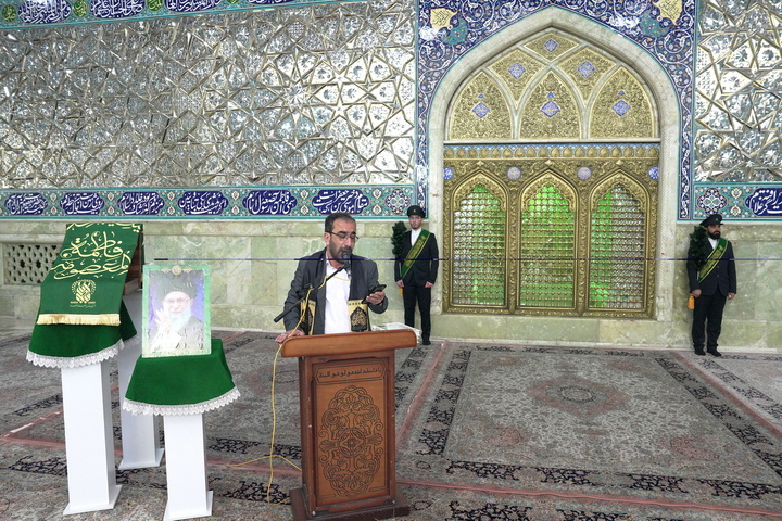 تجلیل از موکب‌داران عراقی موکب‌های همدلی و مواسات در حرم بانوی کرامت