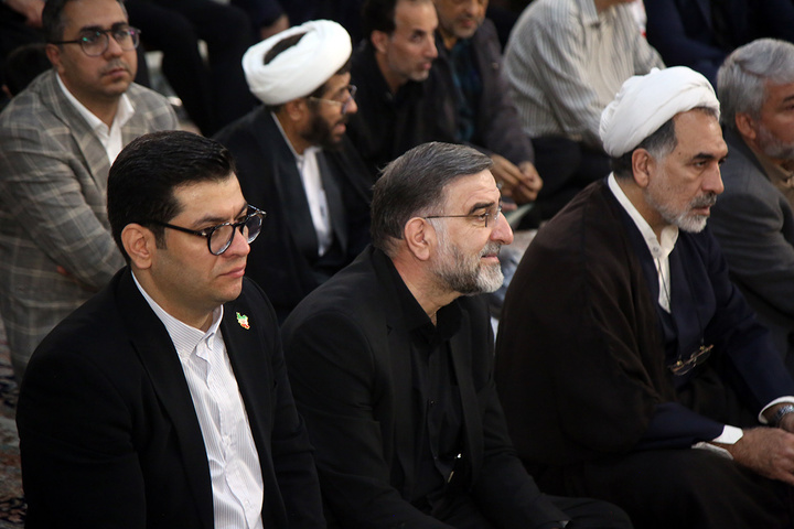 چهلم شهادت وزیر اطلاعات در حرم حضرت معصومه (س)