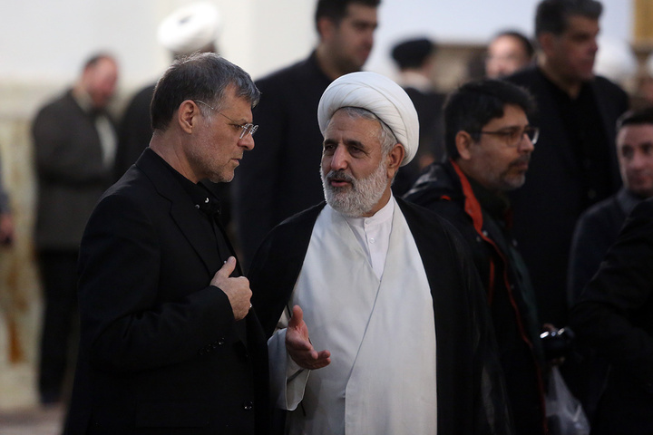 چهلم شهادت وزیر اطلاعات در حرم حضرت معصومه (س)