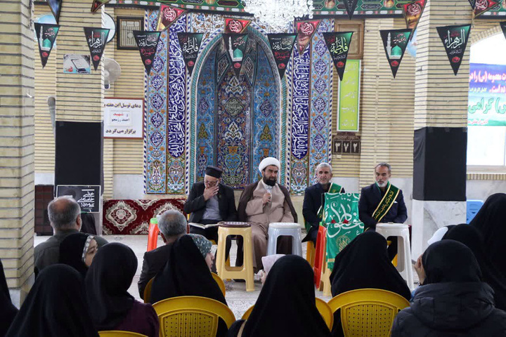 استقبال پرشور مردم گیلان از خادمان و پرچم متبرک حرم بانوی کرامت