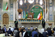برپایی محفل کرسی تلاوت مهدوی در آستان مقدس فاطمی