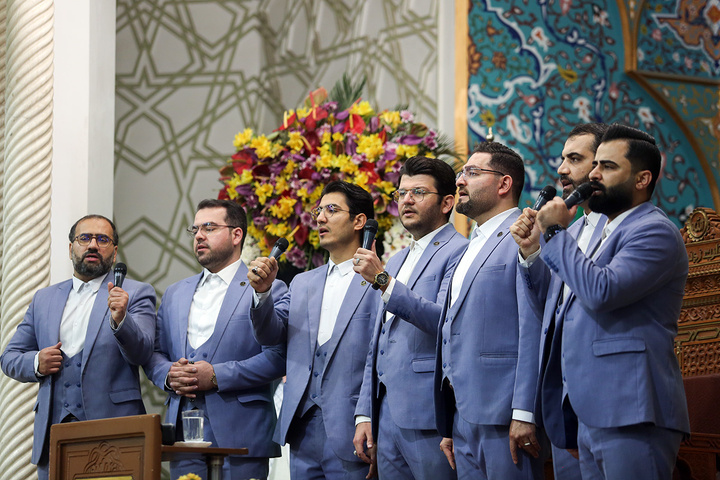 برپایی محفل کرسی تلاوت مهدوی در آستان مقدس فاطمی