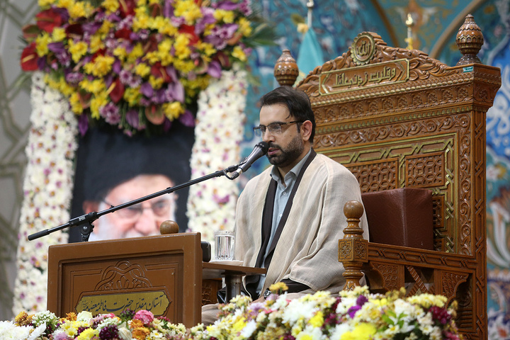 برپایی محفل کرسی تلاوت مهدوی در آستان مقدس فاطمی