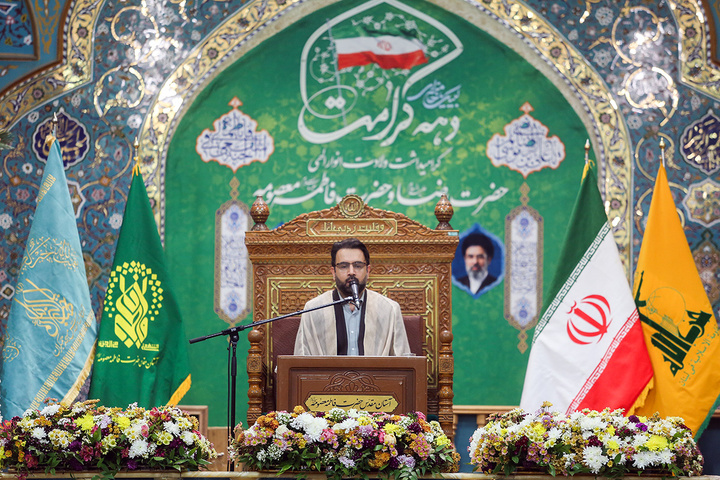 برپایی محفل کرسی تلاوت مهدوی در آستان مقدس فاطمی