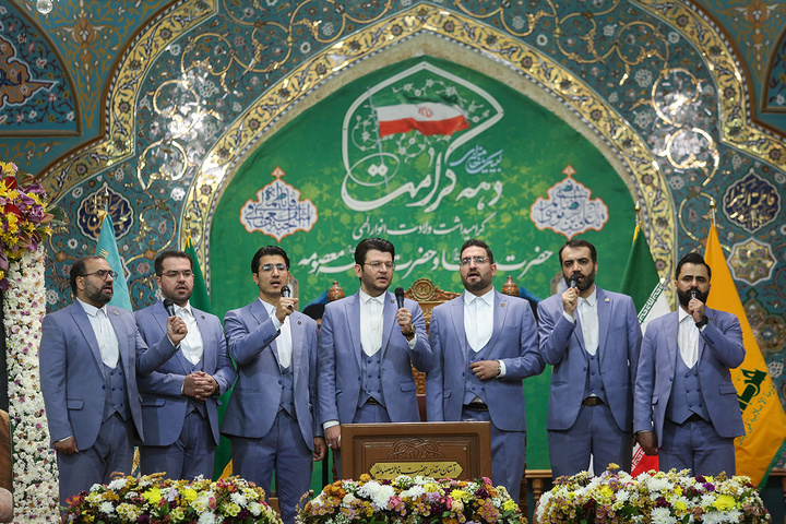 برپایی محفل کرسی تلاوت مهدوی در آستان مقدس فاطمی