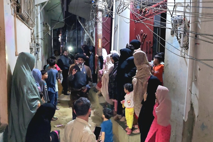 عیادت مجروحان پاکستان