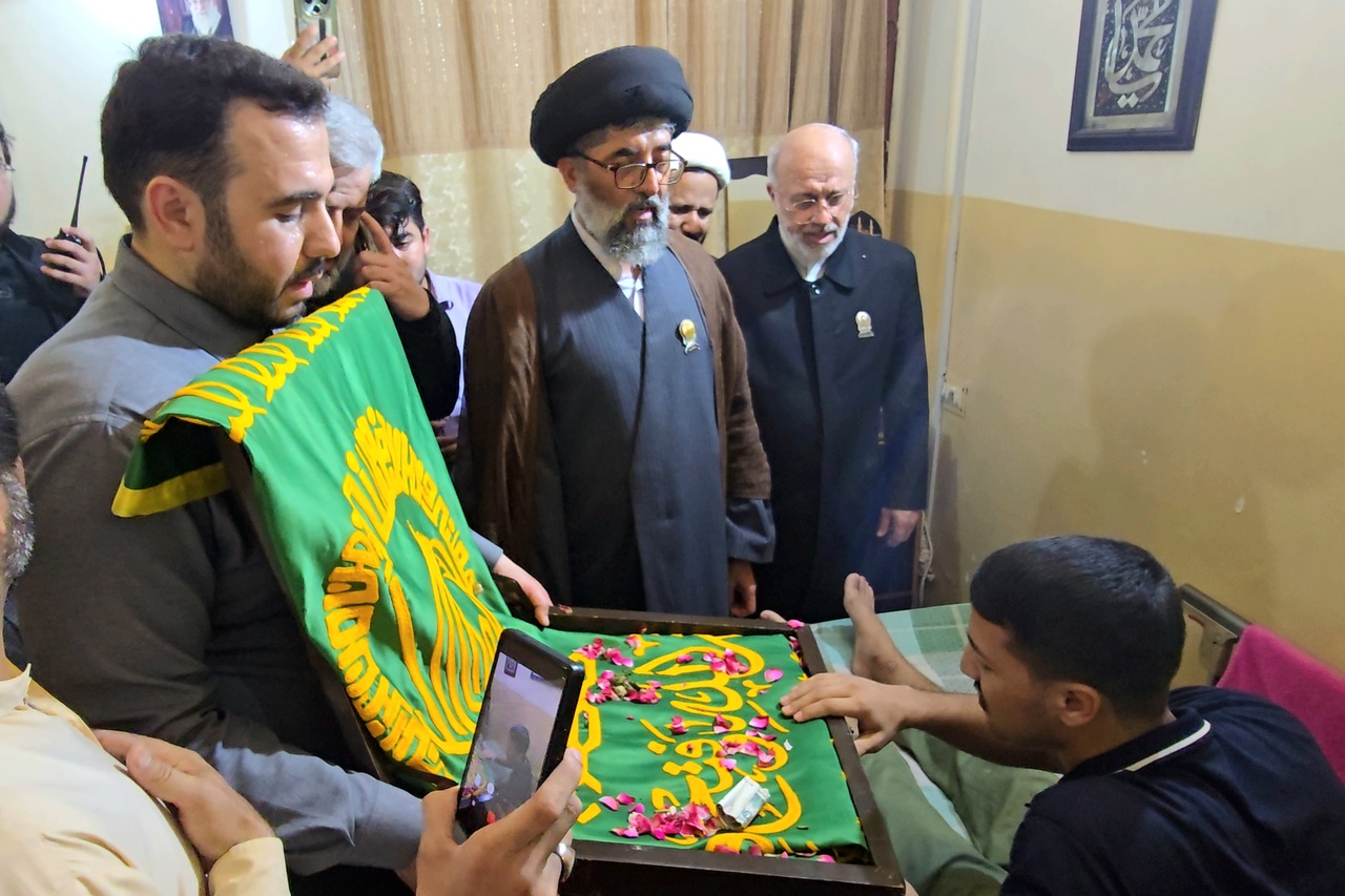 عیادت مجروحان پاکستان