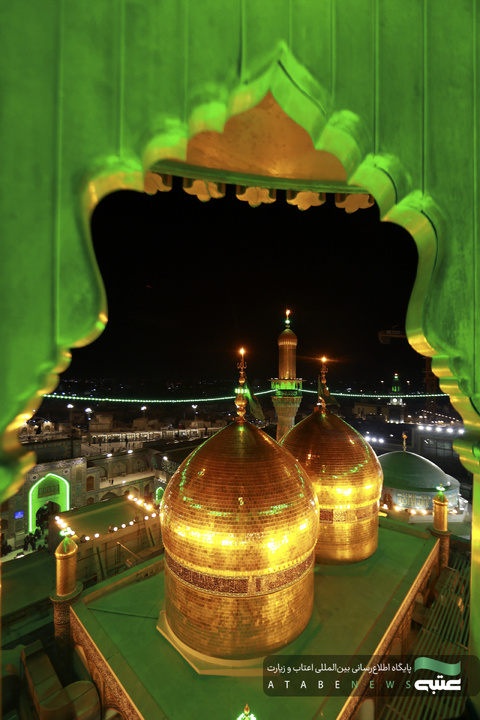 سیاهپوشی کاظمین در عزای امام جواد علیه السلام