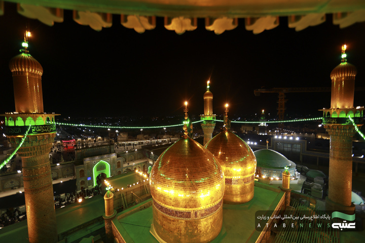 سیاهپوشی کاظمین در عزای امام جواد علیه السلام