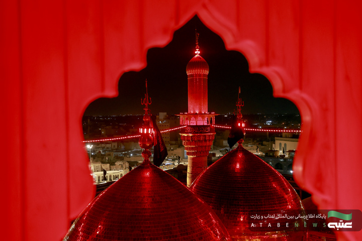 سیاهپوشی کاظمین در عزای امام جواد علیه السلام