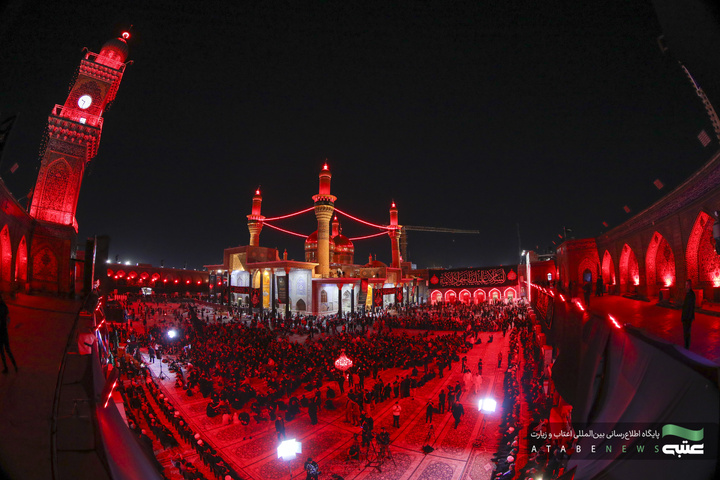 سیاهپوشی کاظمین در عزای امام جواد علیه السلام
